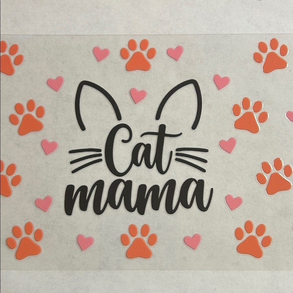 Cat Mama Cup Decal (63)